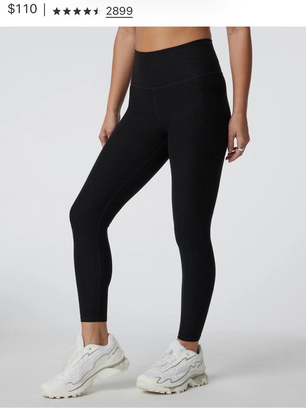 Vuori Black Heather Clean Elevation Legging NWT XS